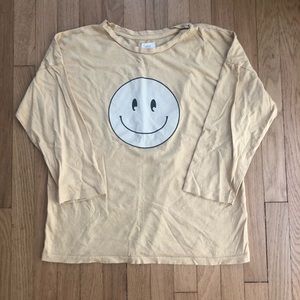 Little Urban Apparel Super Soft Slouchy Smiley Face Tee 10/11